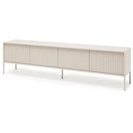 beautysofa NOTO TV-Schrank 204x38x53 cm Beige MDF/Spanplatte