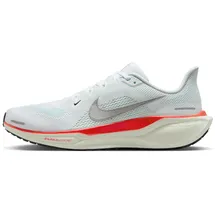 Nike Air ZOOM Pegasus 41 White/Metallic Silver-Barely GREEN, 44 EU - 44