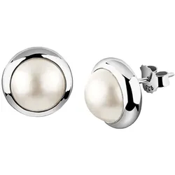 Nenalina Ohrstecker Mabe-Perle Klassisch 925 Silber OneSize Damen 