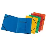 Herlitz Einschlagmappe A4 Karton f.sort mit Gummizug