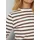 s.Oliver Geripptes Langarmshirt Braun/Creme XXL
