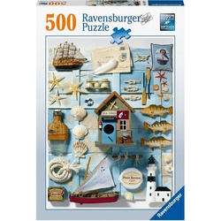 Ravensburger Puzzle Maritimes Flair, 500 Puzzleteile, Made in Germany, FSC® - schützt Wald - weltweit bunt