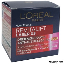 L’ORÉAL PARIS Anti-Aging-Creme Gesichtscreme Revitalift Laser X3 LSF 25 50ml