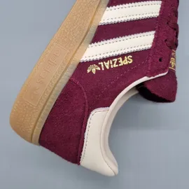 adidas Handball Spezial Maroon Cream White (Womens) - 39 1/3