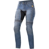 Trilobite Parado Slim-Fit, Jeans Damen Motorradjeans, blau, - W26/L32