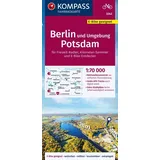 Kompass-Karten KOMPASS Fahrradkarte 3342 Berlin und Umgebung, Potsdam 1:70.000