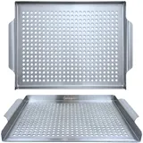 OEM Grillschale 40 x 29 x 2,5 cm Edelstahl