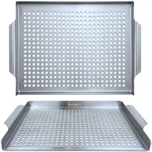 OEM Grillschale 40 x 29 x 2,5 cm Edelstahl