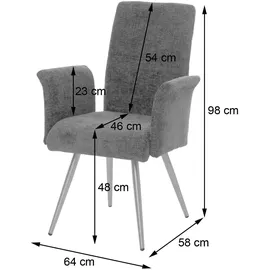 MCW Esszimmer-Set Blau 3er-Set