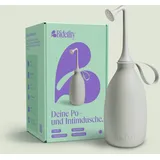 Bidetlity Po-Dusche | Podusche & Intimdusche Gentle Grey / Unverpackt | ersetzt Feuchttücher | Wochenbett & Reise-Bidet