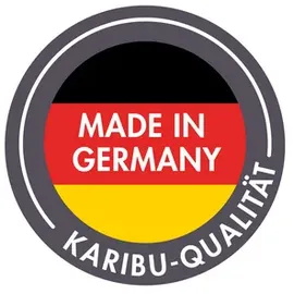 Karibu Cubeco 2,31 x 1,25 m inkl. 4 Seitenteile Braun