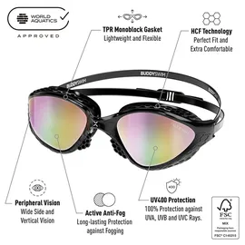 Buddyswim OzeanX Brille schwarz Unisize