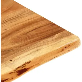 vidaXL Badezimmer-Waschtischplatte Massivholz Akazie 140x52x2,5 cm