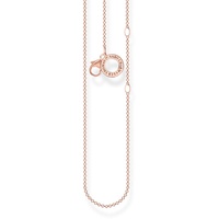 Thomas Sabo Charm Halskette roségold, Sterlingsilber, 38-45 cm Länge
