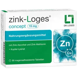 Zink-loges Concept 15 Mg Magensaftres.tabletten