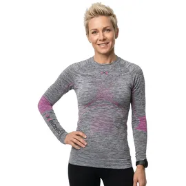X-Bionic Energy Accumulator 4.0 Langarm-baselayer Grau/Pink S