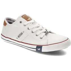 Weiße Turnschuhe Mustang Modische Herrenschuhe, 45