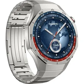 Huawei Watch GT 5 Pro 46 mm Titansilber Titan-Armband