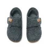 Living Kitzbühel Filz Krabbelschuhe Baby - Weiche Hausschuhe Wolle - Isolierend, Atmungsaktiv & rutschfest - Handgefertigt in Europa Circular Grey 23 - 23 EU