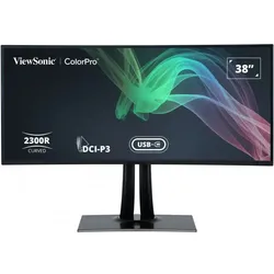 ViewSonic VP3881a WQHD+, gebogener 38-Zoll-USB-C-Monitor | ✔️ 5 Jahre Garantie