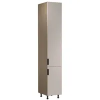 ROYAL24_MARKT Hochschrank - Vertikaler Stauraum für jede Küche. (Küche Hochschrank, 1-St., Premium - Sorento Beige - D40SPWN L/L) Feinste Qualität - Modern - Zeitlos. beige