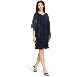 Vera Mont Damen im Glitzer-Look ACC, Blue/Black | Gr.: onesize