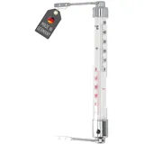 Fensterthermometer Wiener Analog Fensterrahmen Fenster Außen Thermometer