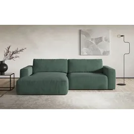 Cotta Ecksofa "Lasso L-Form, XL-Sofa", grün (racing grün), B:288cm, 100% Polyester, Sofas, Ecksofa