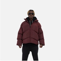 COFI Puffer Jacket Oversize Uni Jacke Pufferjacke L Bordaeux
