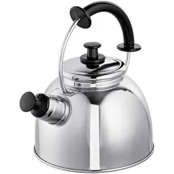 Wasserkessel SCHULTE-UFER "Mortimer", silber (silberfarben), Ø:17cm, Töpfe, Induktion