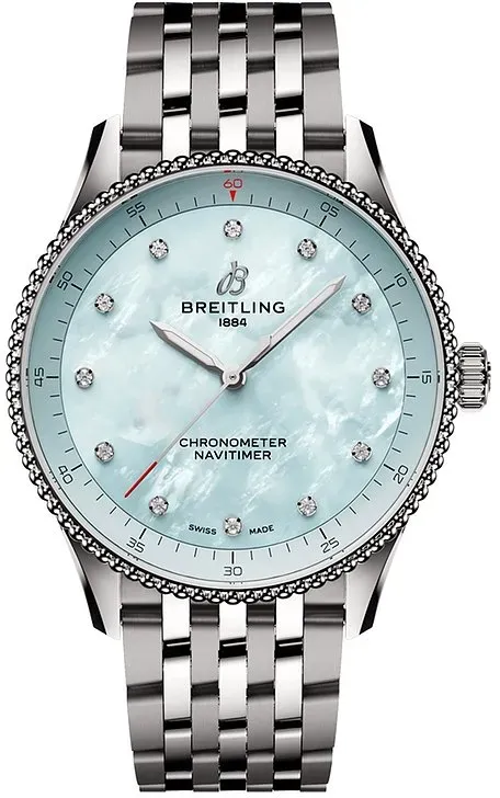 Breitling Damenuhr Navitimer 32 A77320171C1A1 - silber