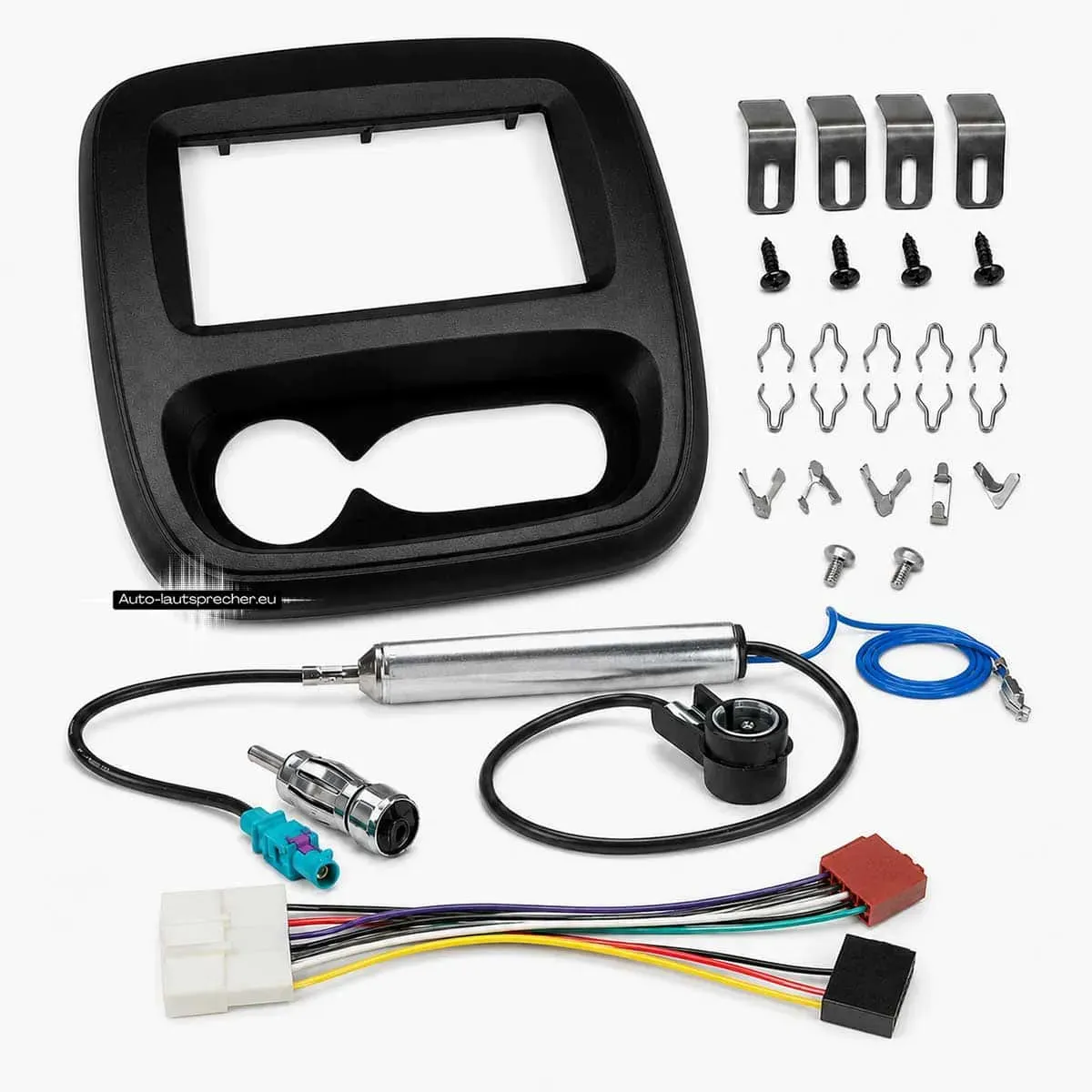 Fiat Talento Opel Vivaro B 2 DIN 9 Zoll Radio Einbauset Klimatronik