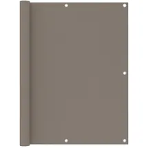 vidaXL Balkon-Sichtschutz Taupe 120 x 600 cm Oxford-Gewebe