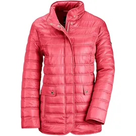 GOLDNER Leichte Steppjacke mit Kapuze, 71cm in koralle | Gr.: 44,