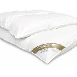 Betten Hofmann Luxus Daunendecke Daunenbett 6x6 200x200 cm warme Ganzjahresdecke