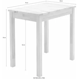 MCA living Alfons 70 x 76 x 50 cm braun