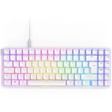 NZXT Function 2 MiniTKL - 2024 Optische Tenkeyless Gamingtastatur | RGB beleuchtet | 8K-Abfragerate | Lineare Opt. Switches | Einstellbare Auslösung | Hot-Swap | Gaming Keyboard | Weiß UK (QWERTY)