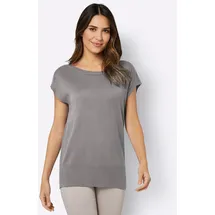 Classic Basics Pullunder CLASSIC BASICS "Pullunder", Damen, Gr. 38, grau (steingrau), 100% Polyacryl, unifarben, Pullover