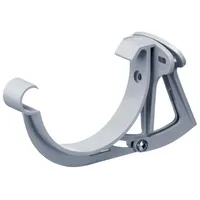 Inefa Dachrinne Stirnbretthalter justierbar halbrund NW 100 grau