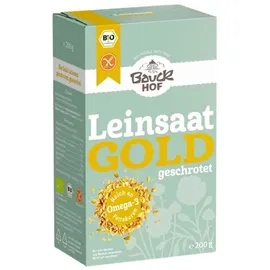 Bauckhof Gold-Leinsaat geschrotet glutenfrei bio