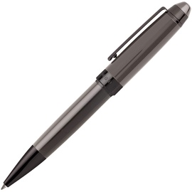 HUGO BOSS Kugelschreiber Icon Grey in der Farbe Grau/Schwarz 20cm, aus Messing gefertigt, HSN0014J