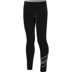 NIKE Sportswear Favorites Grafik Leggings Mädchen black/white L (146-156 cm)