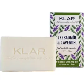 Klar Seifen Teebaumöl  & Lavendel Festes Shampoo 100 g