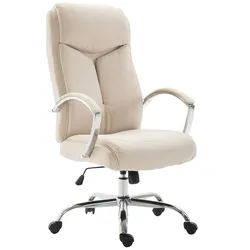 CLP Bürostuhl XL Vaud Stoff creme