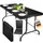 Kesser Buffettisch klappbar 183 x 76 x 74 cm Schwarz