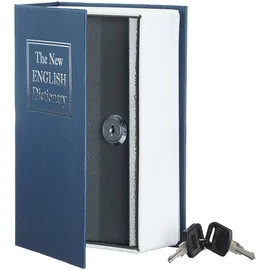 Amazon Basics Buch-Safe Schloss mit Schlüssel klein / keine Sicherheitsstufe