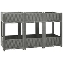 vidaXL Hochbeet 120x40x71 cm Polypropylen