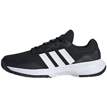 adidas Gamecourt 2 Black/White/Silver Met. 42