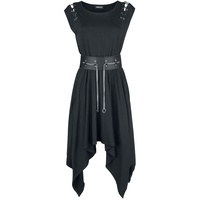 Jawbreaker - Rockabilly Kleid knielang - Vampire Midi Dress - S bis 4XL - für Damen - Größe 3XL - schwarz - 3XL