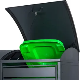 Zelsius Mülltonnenbox 3er 120-240 l grau